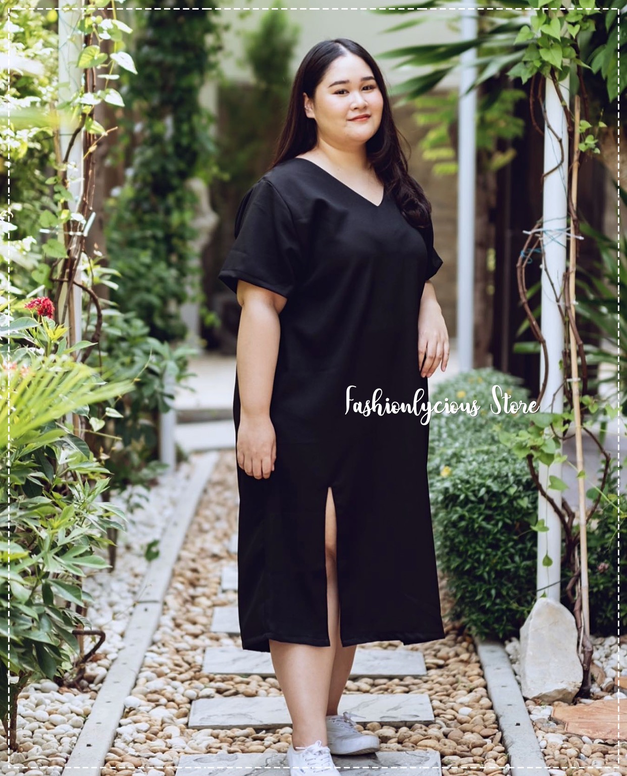 SPLIT DRESS BELAHAN DEPAN