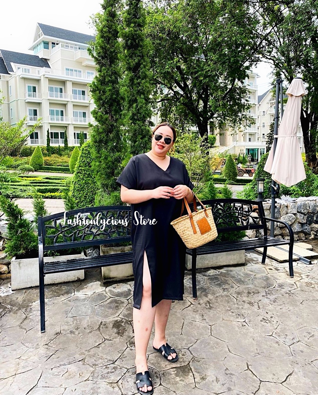 SPLIT DRESS BELAHAN DEPAN