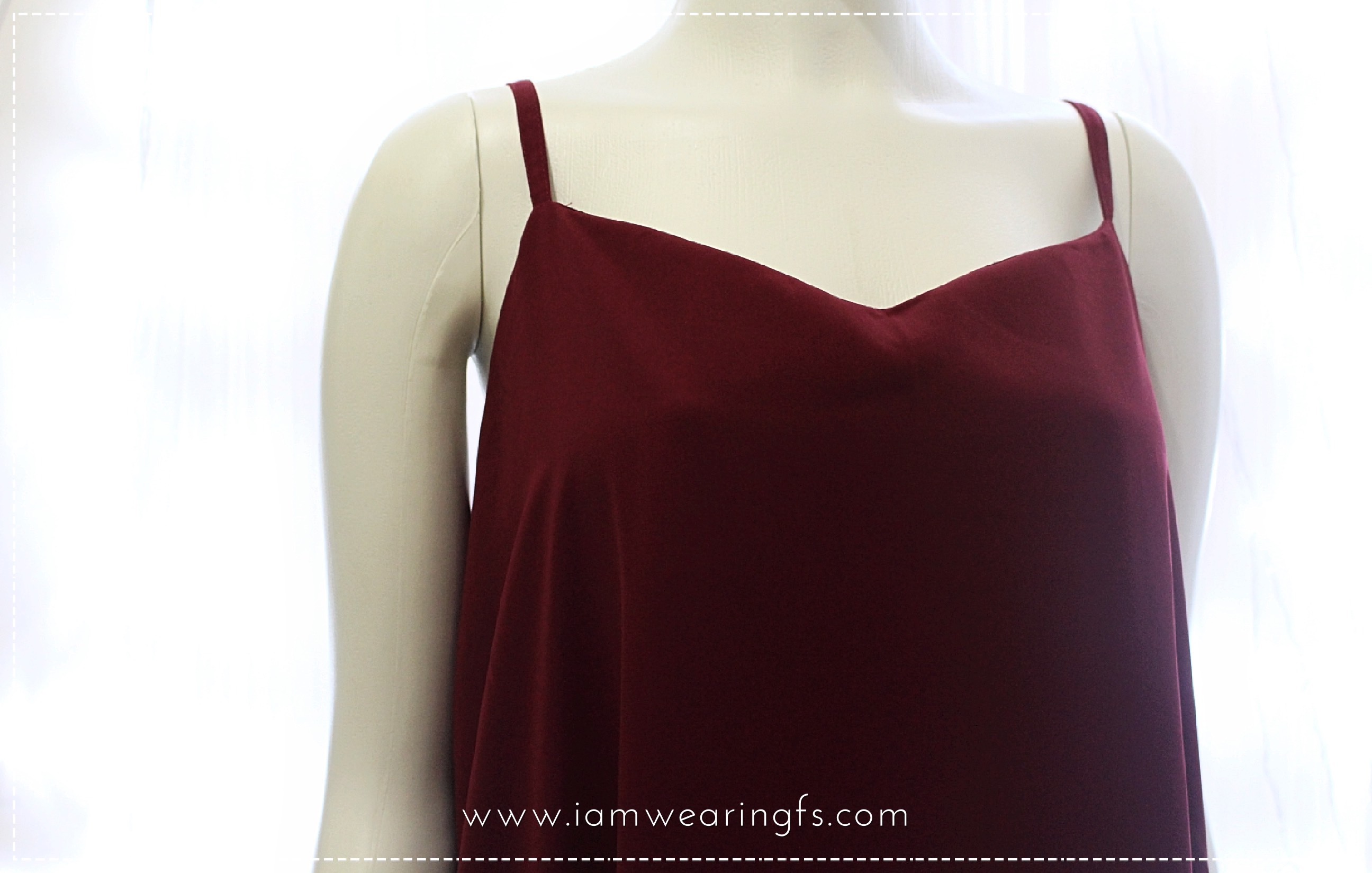 V - TANK DRESS LONG