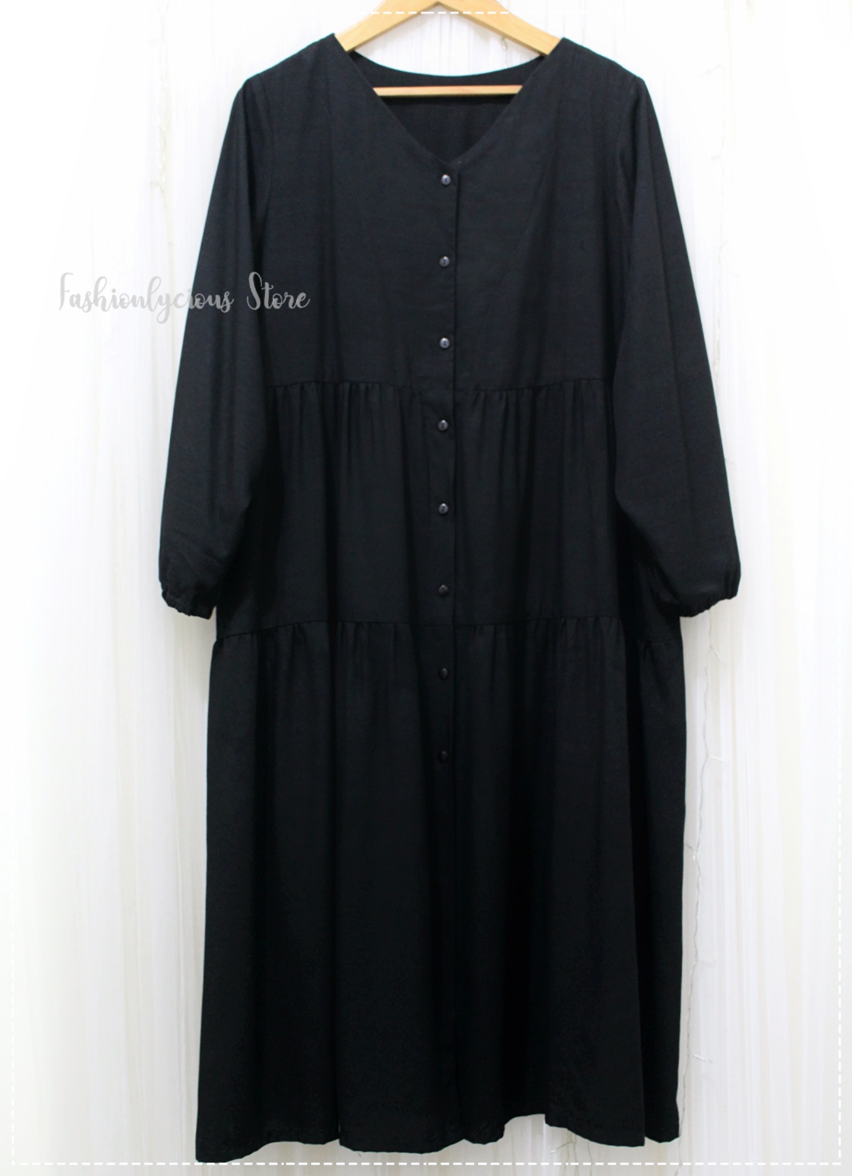 New Ruffle Dress Long