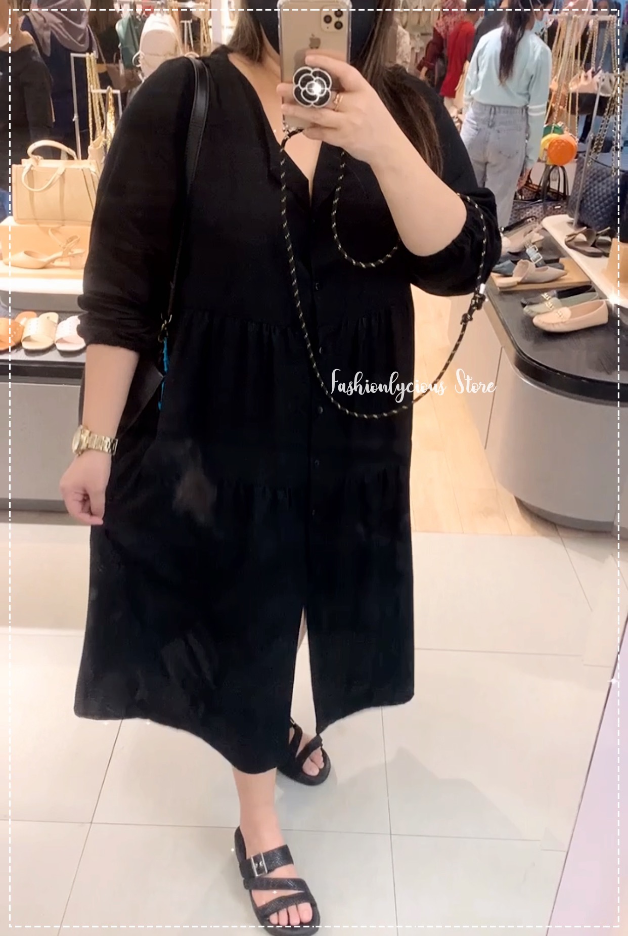 New Ruffle Dress Long