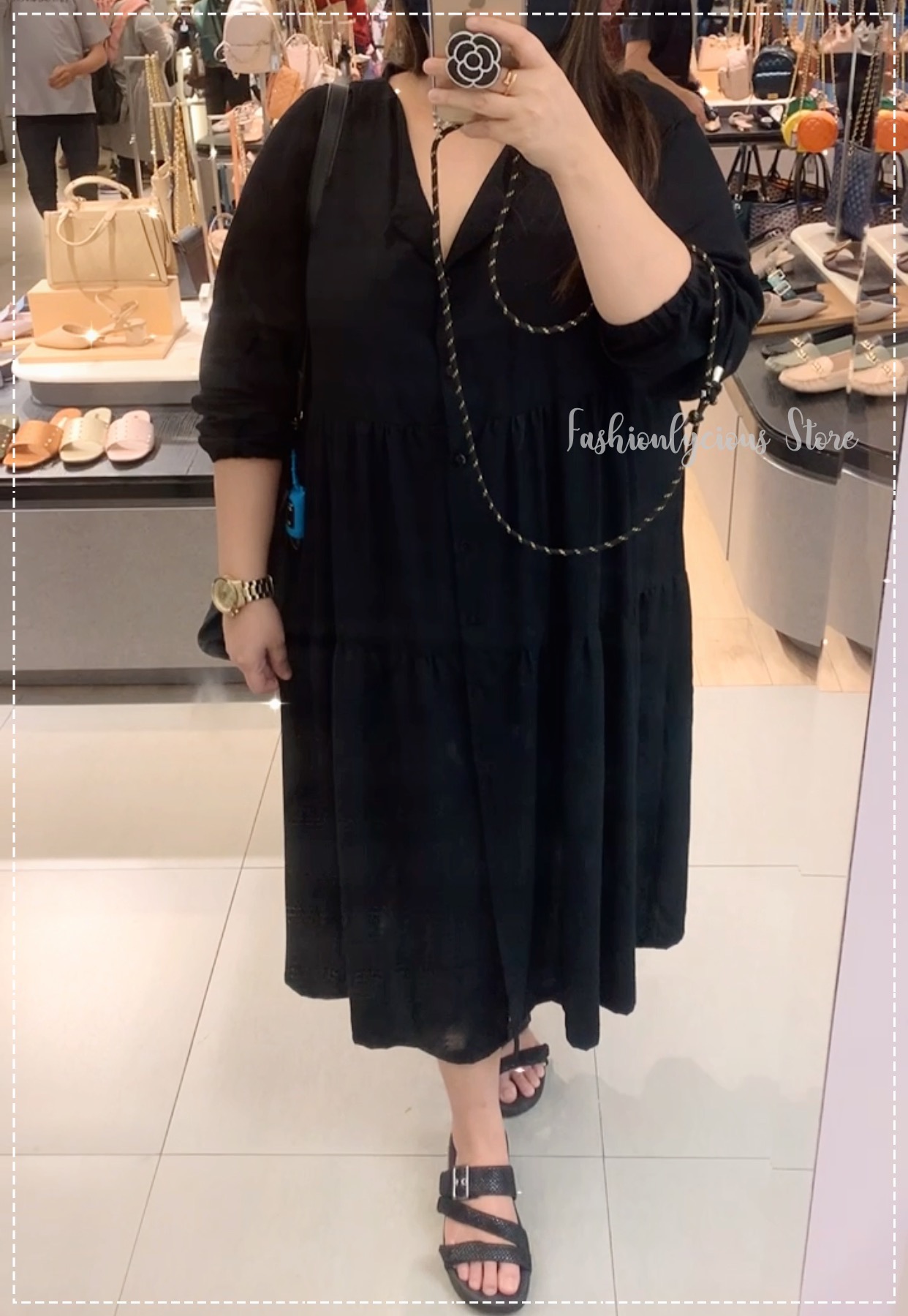 New Ruffle Dress Long