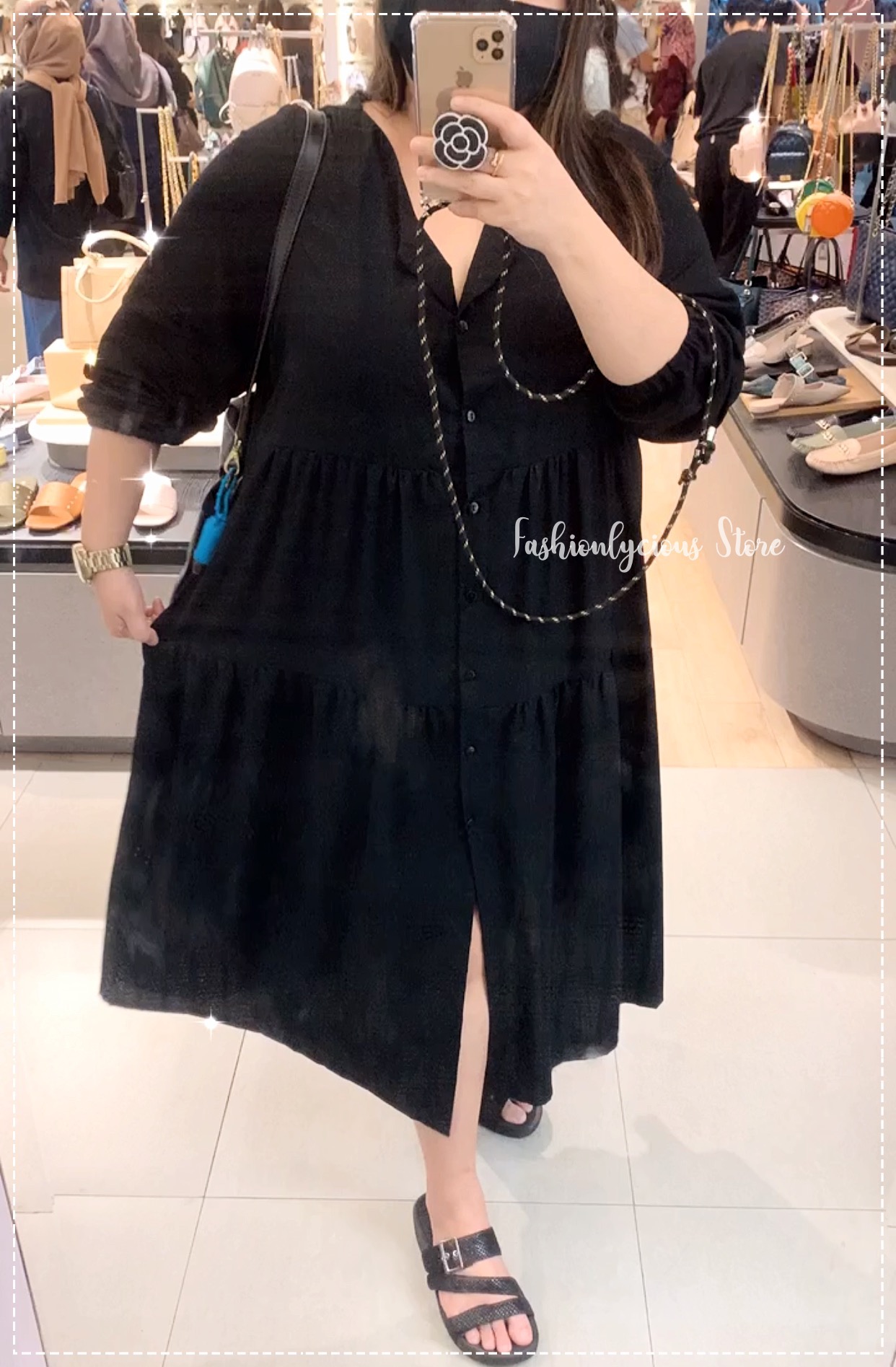 New Ruffle Dress Long