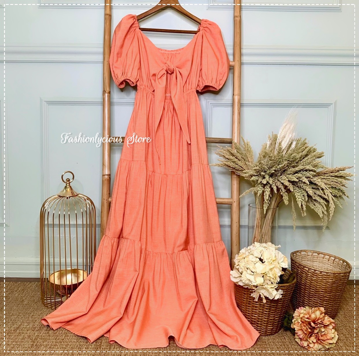 Priscilla Long Dress