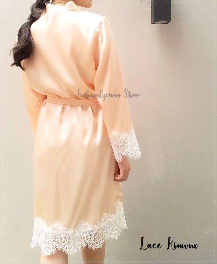 Lace Kimonoo Satin
