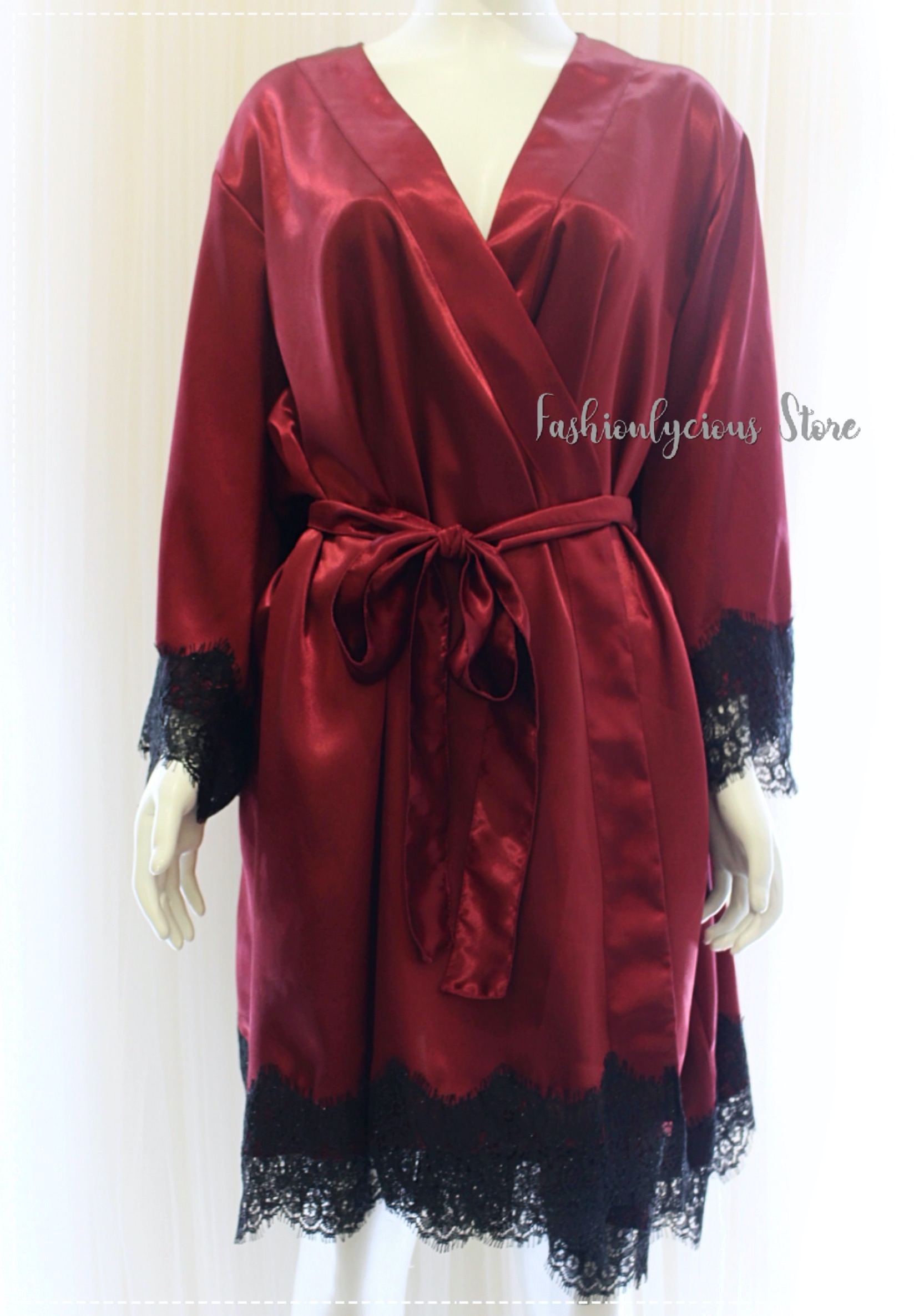 Lace Kimonoo Satin