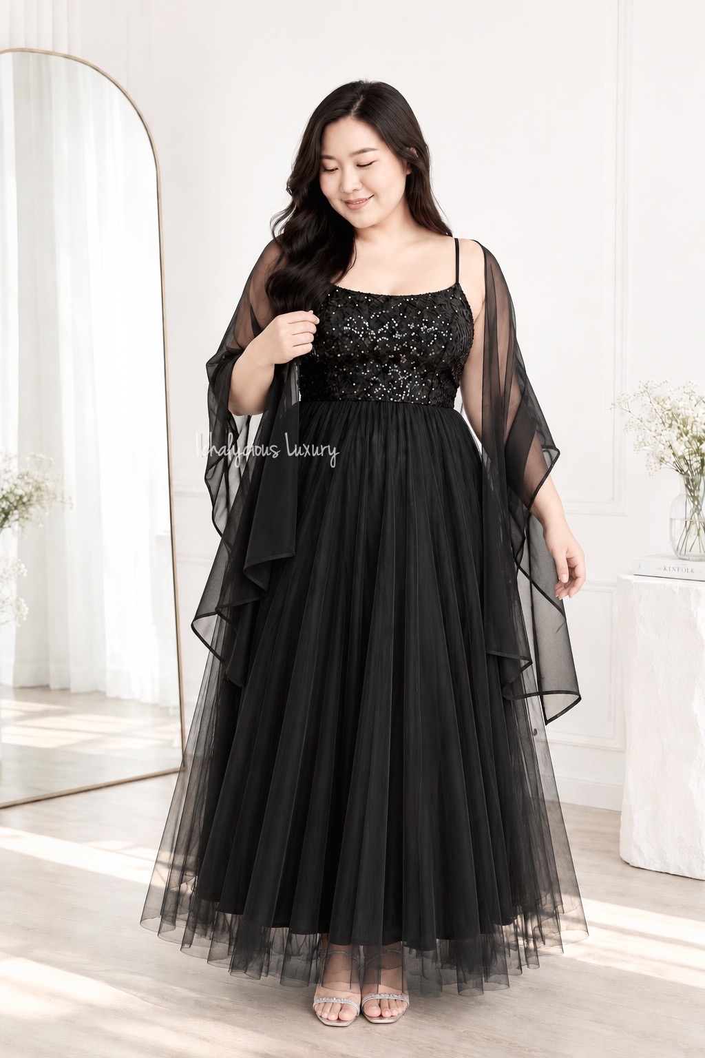 SHINY LONG DRESS