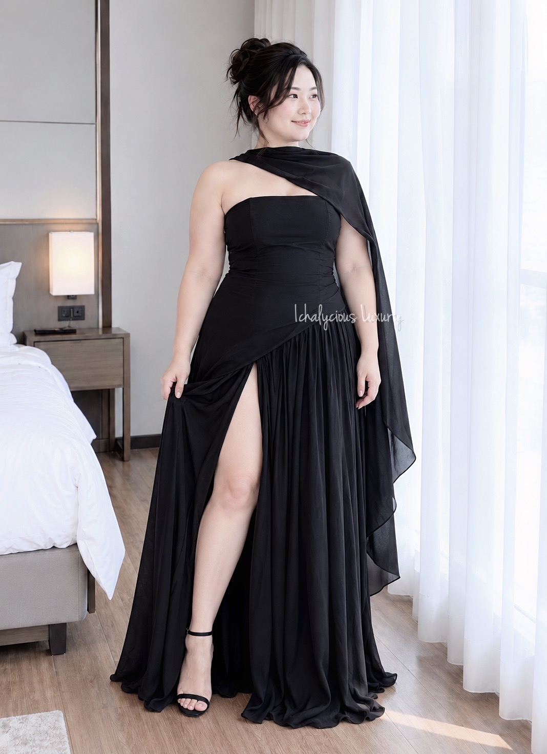 ASYMETRIC LONG DRESS