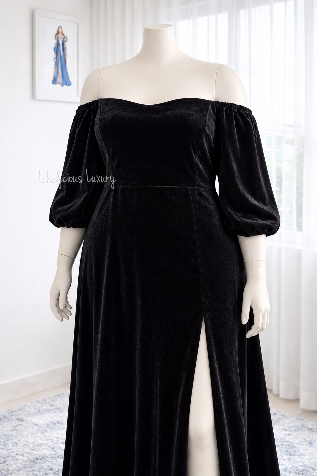 SHIENA VELVET DRESS