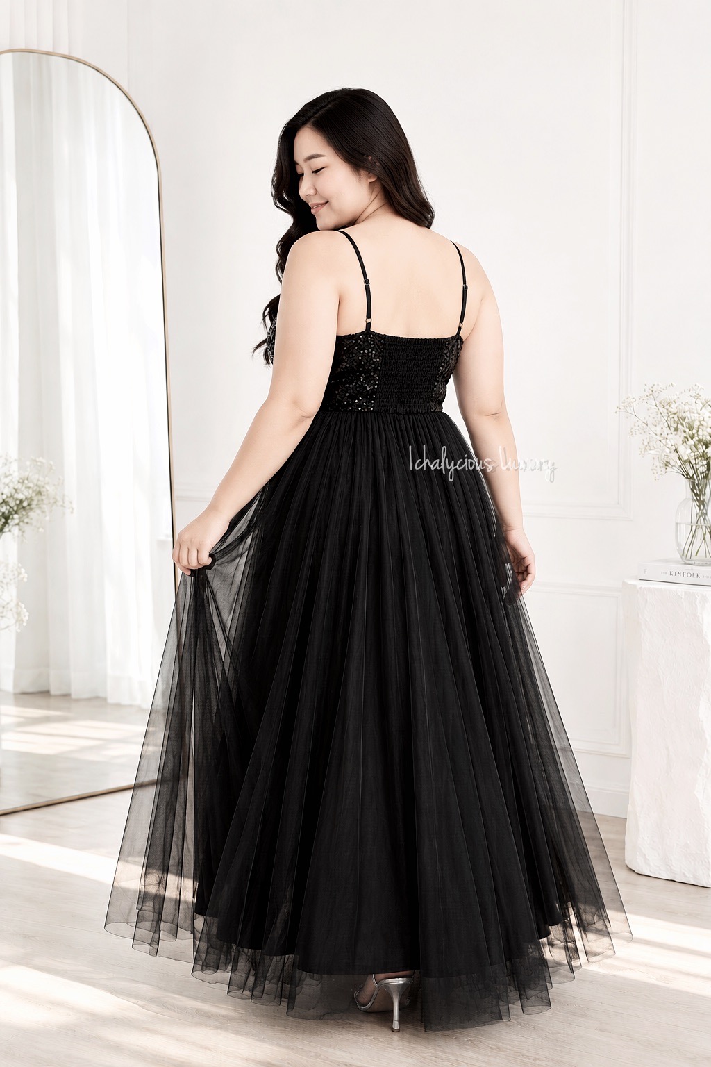 SHINY LONG DRESS