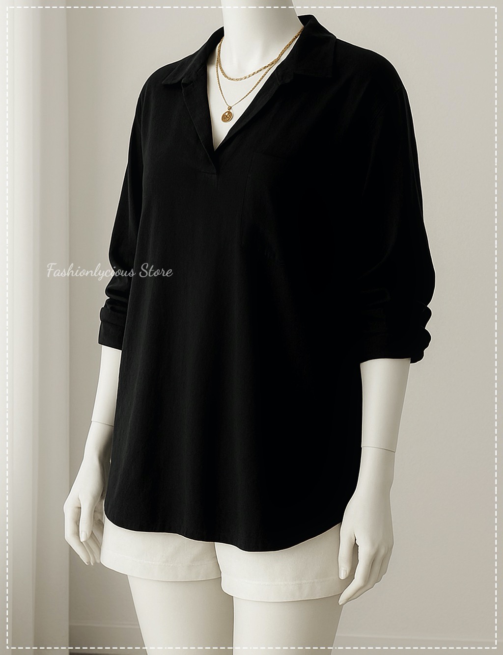 Back Button Kemeja