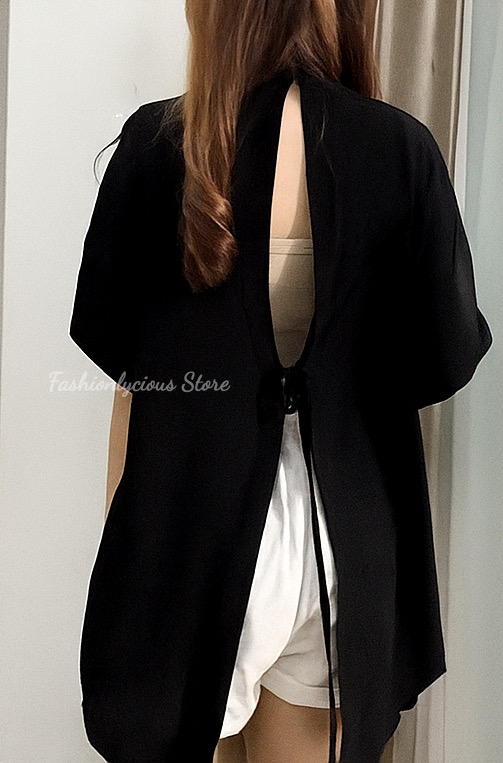 Poly Backless Shirts
