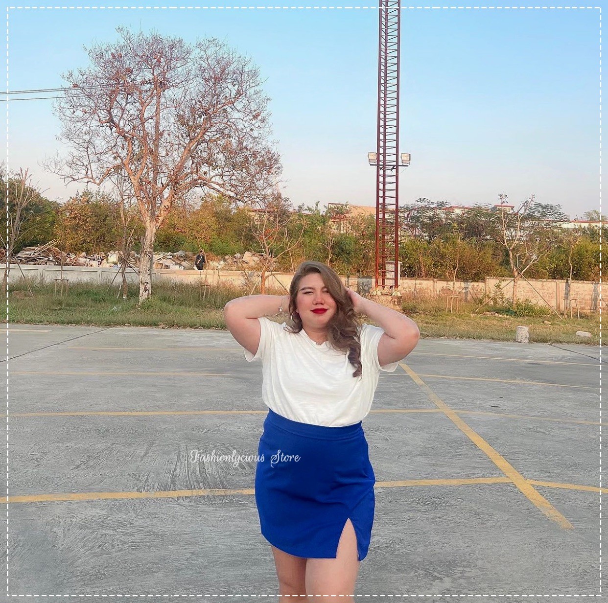 Split Mini Skirt