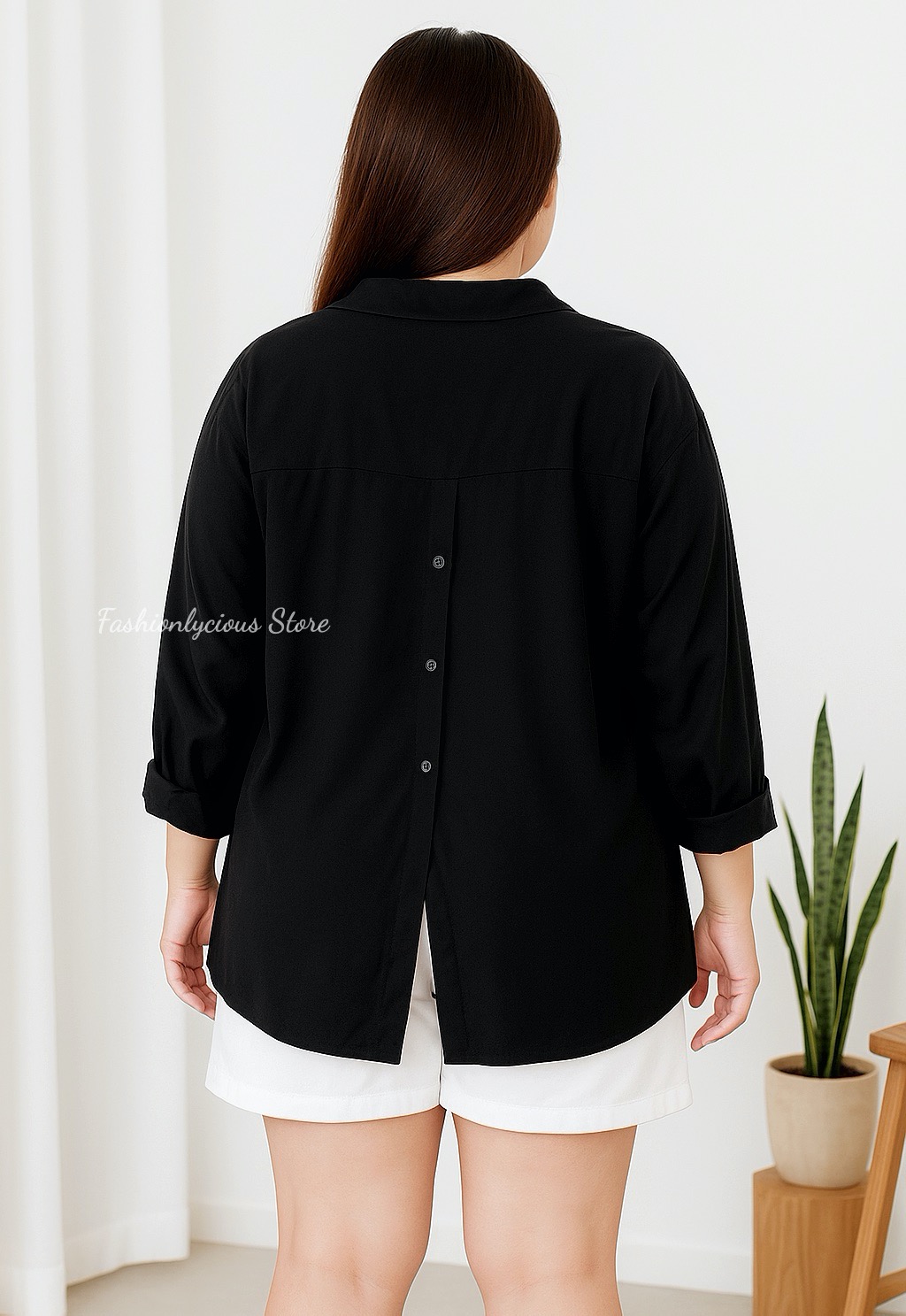 Back Button Kemeja