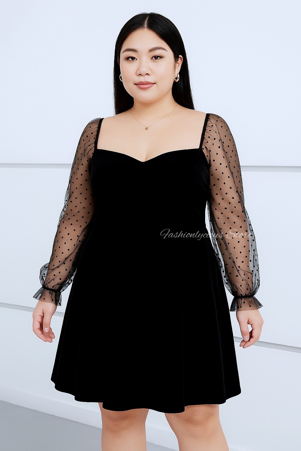 VELVETY SHORT DRESS