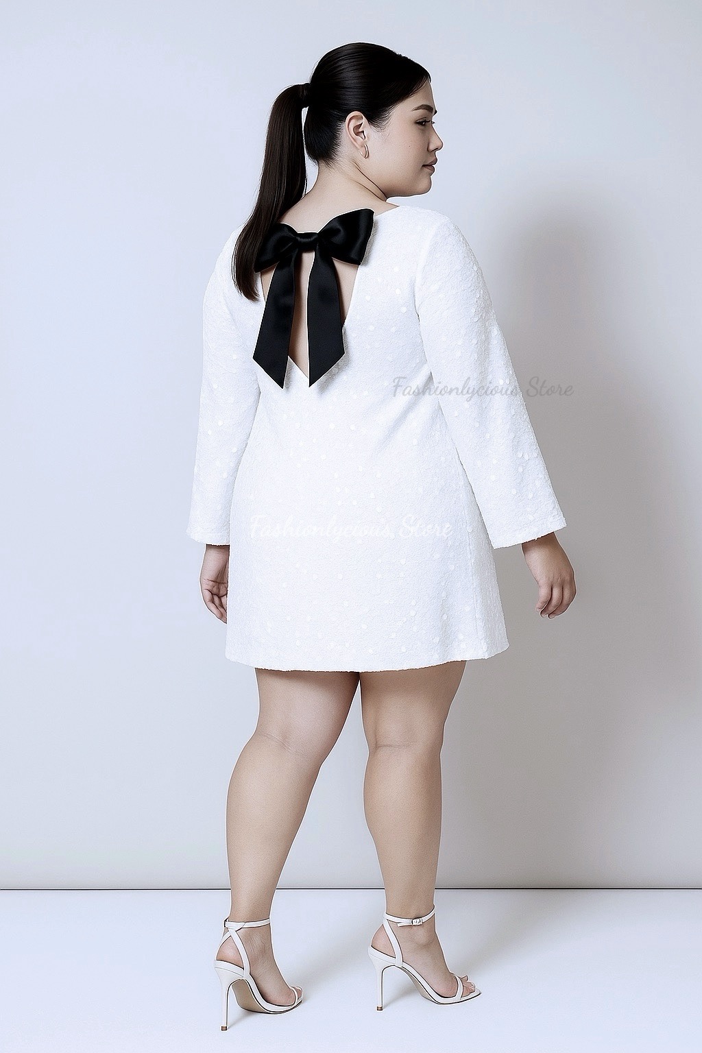 RIBBON DRESS (FULL SEQUINS)