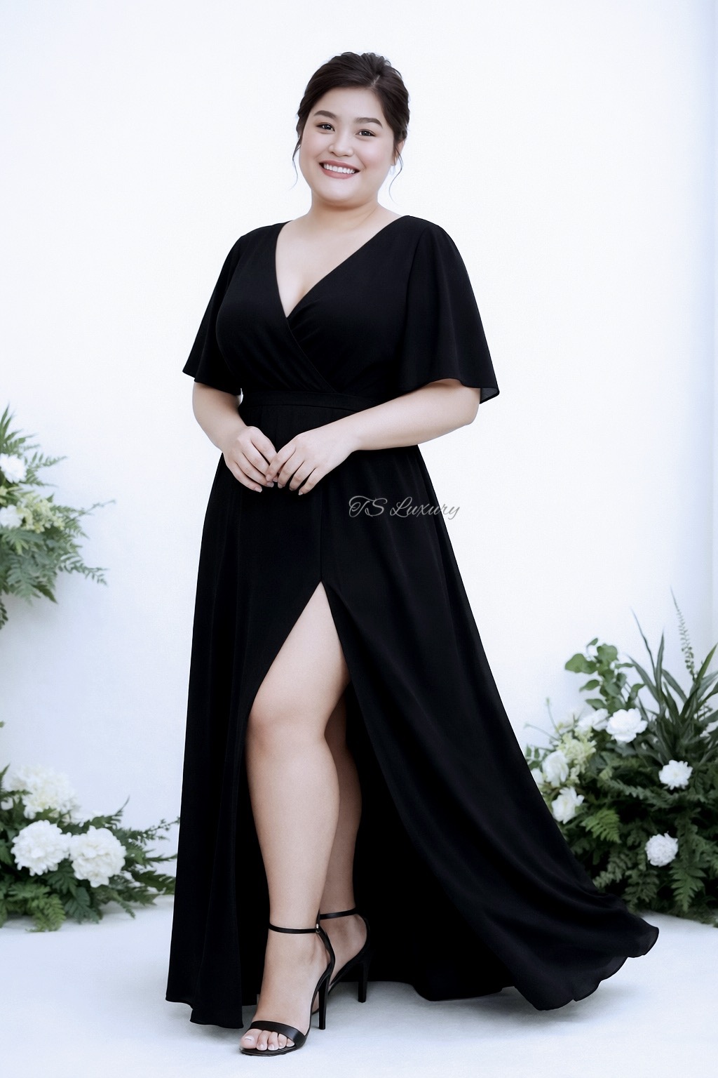 CLASSIC WRAP DRESS (TS LUXURY)