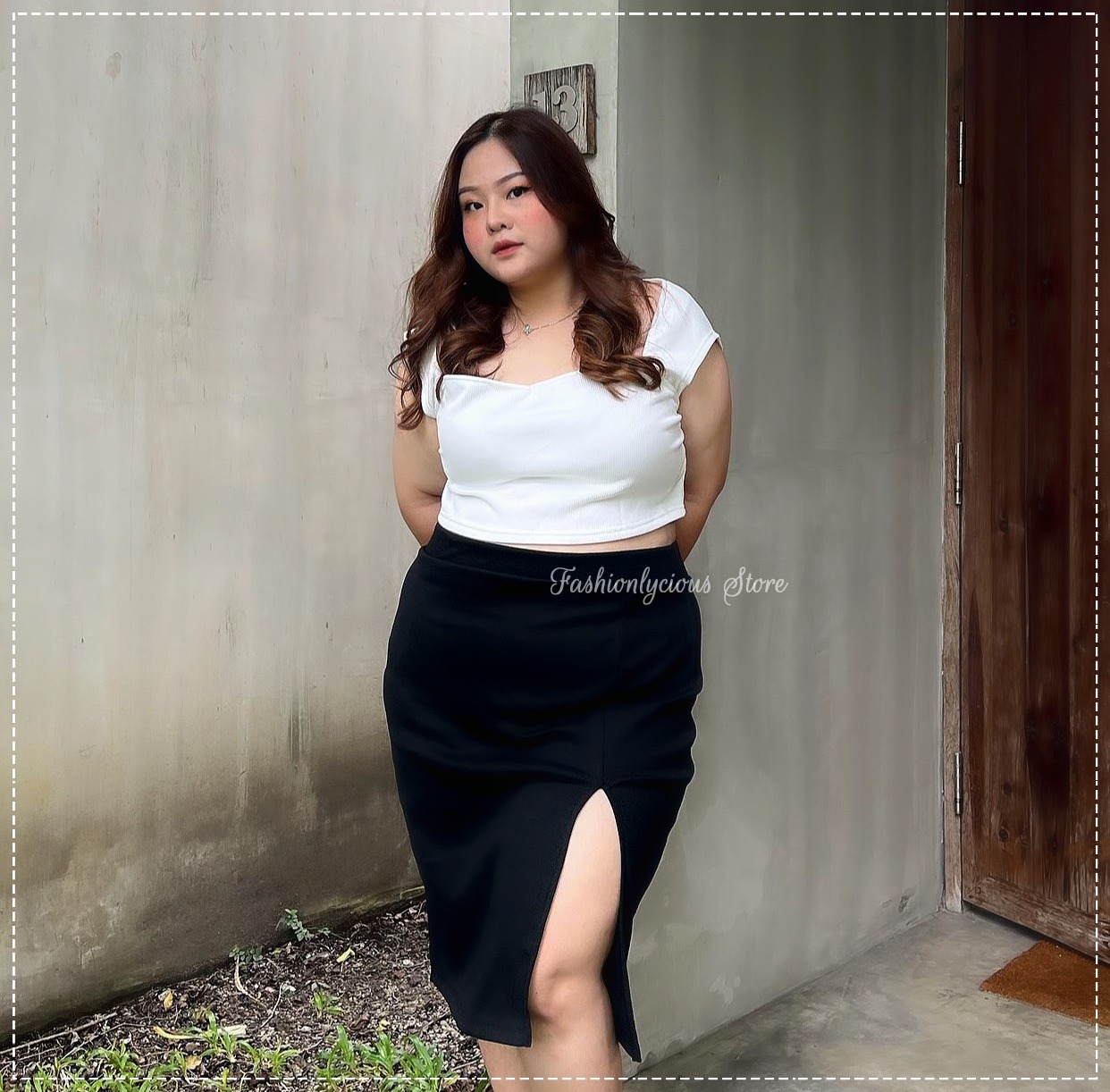 Split Pencil Skirt