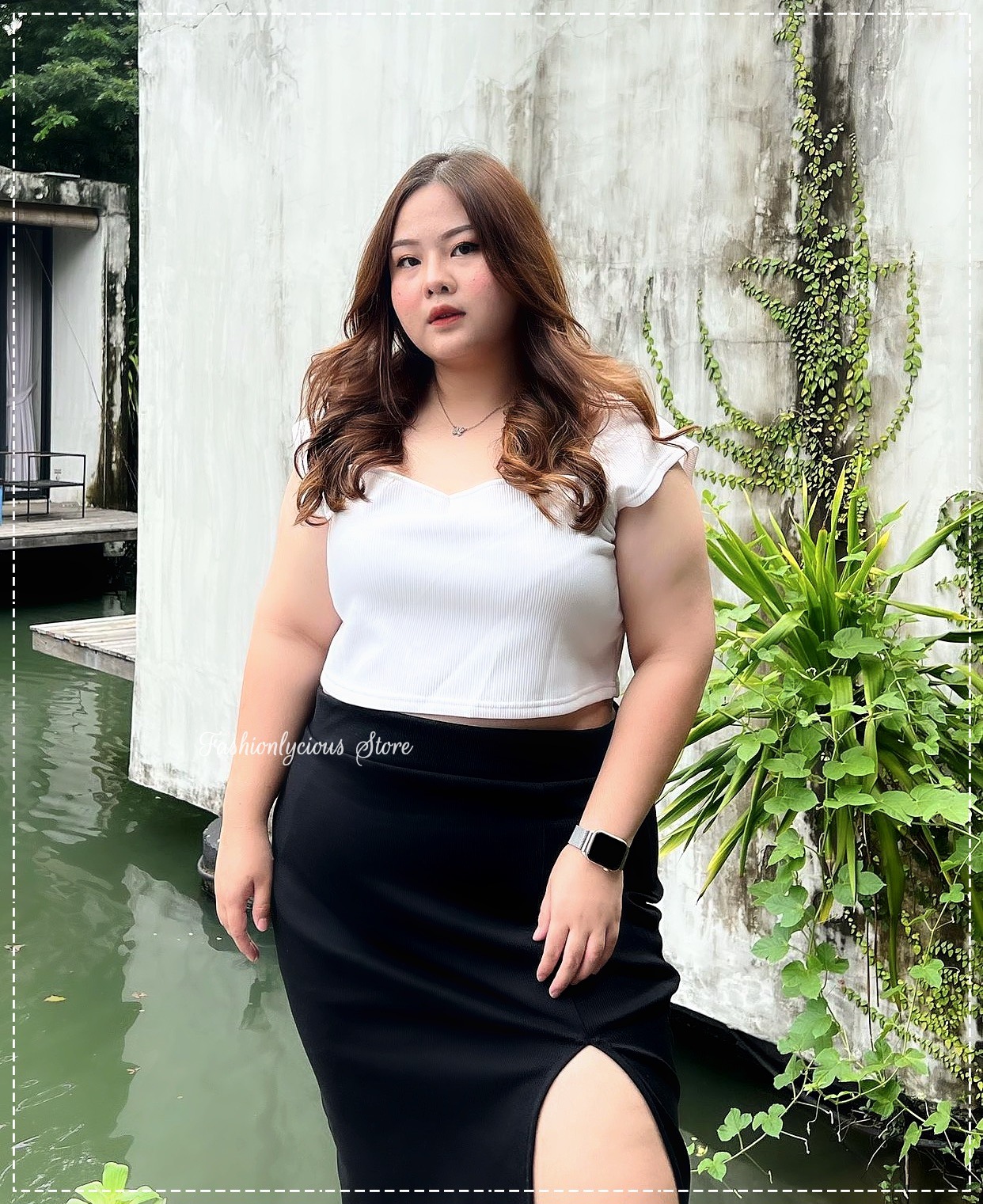 Split Pencil Skirt