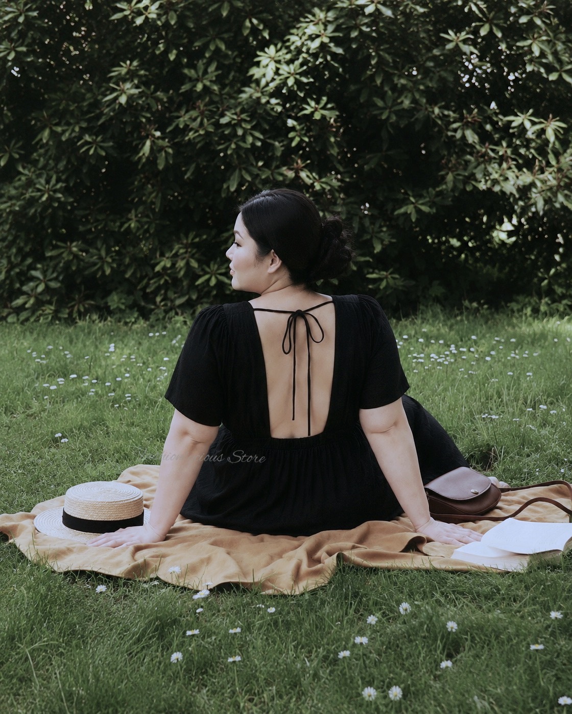 Long Blackless Dress