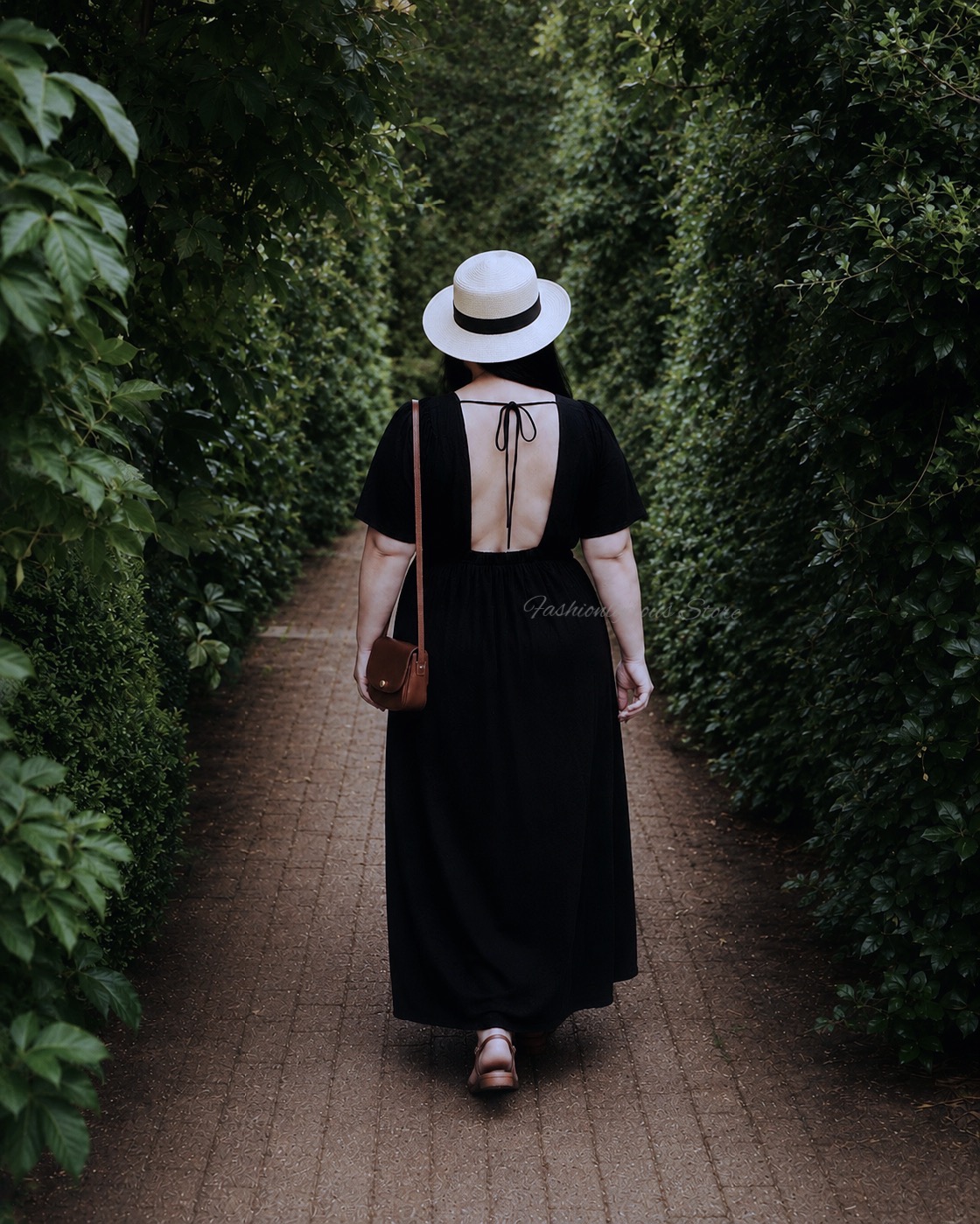 Long Blackless Dress
