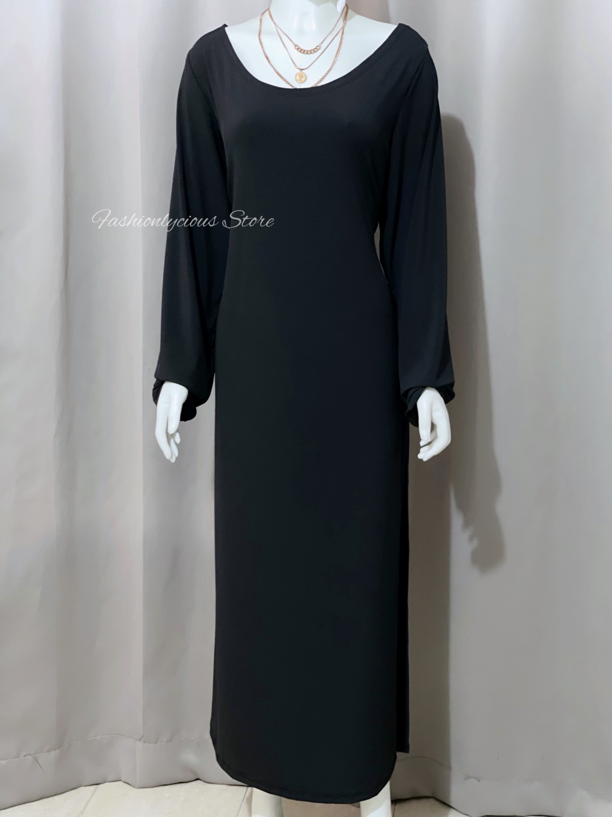Slit Backless Maxi Dress