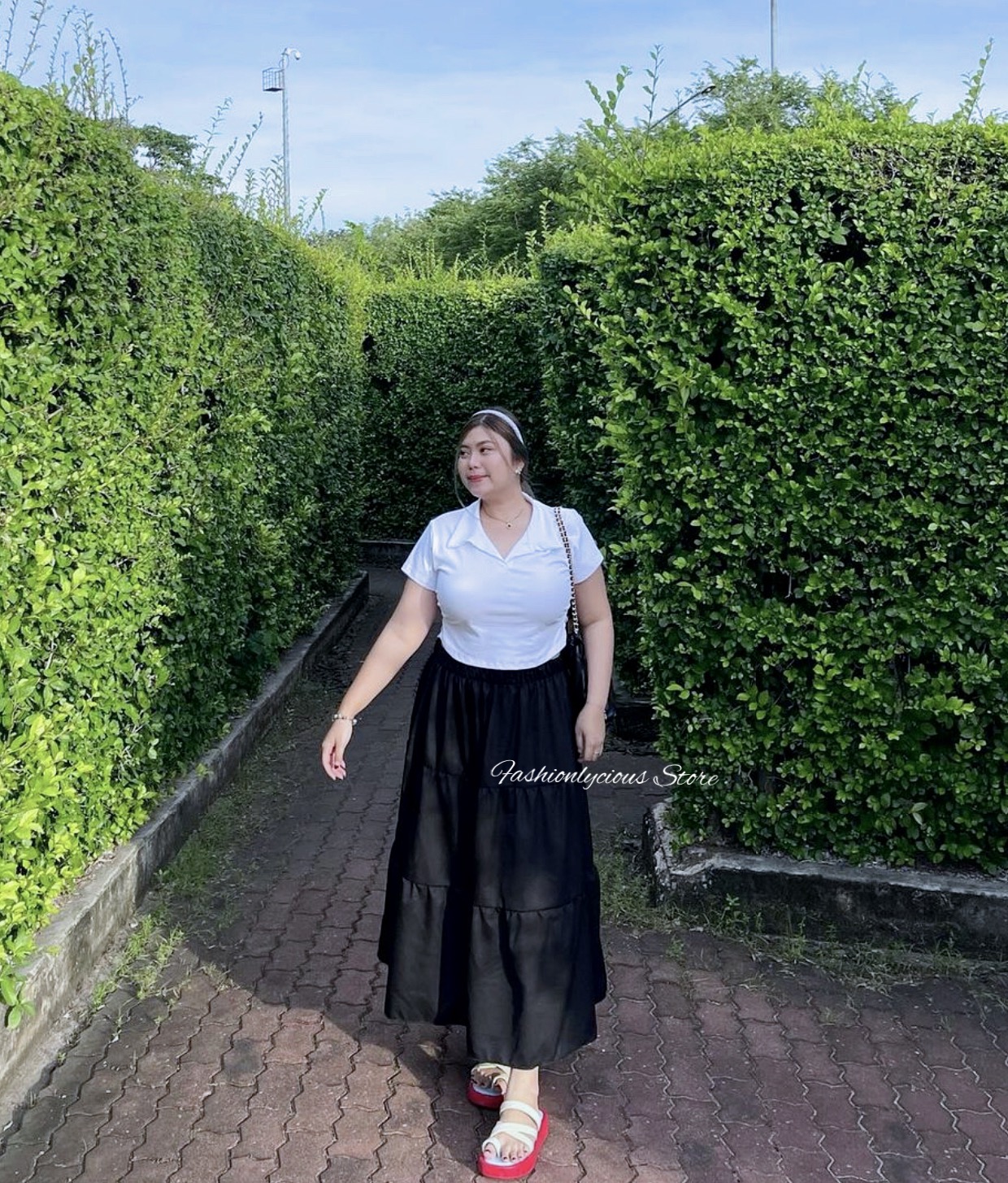 Long Ruffle Skirt