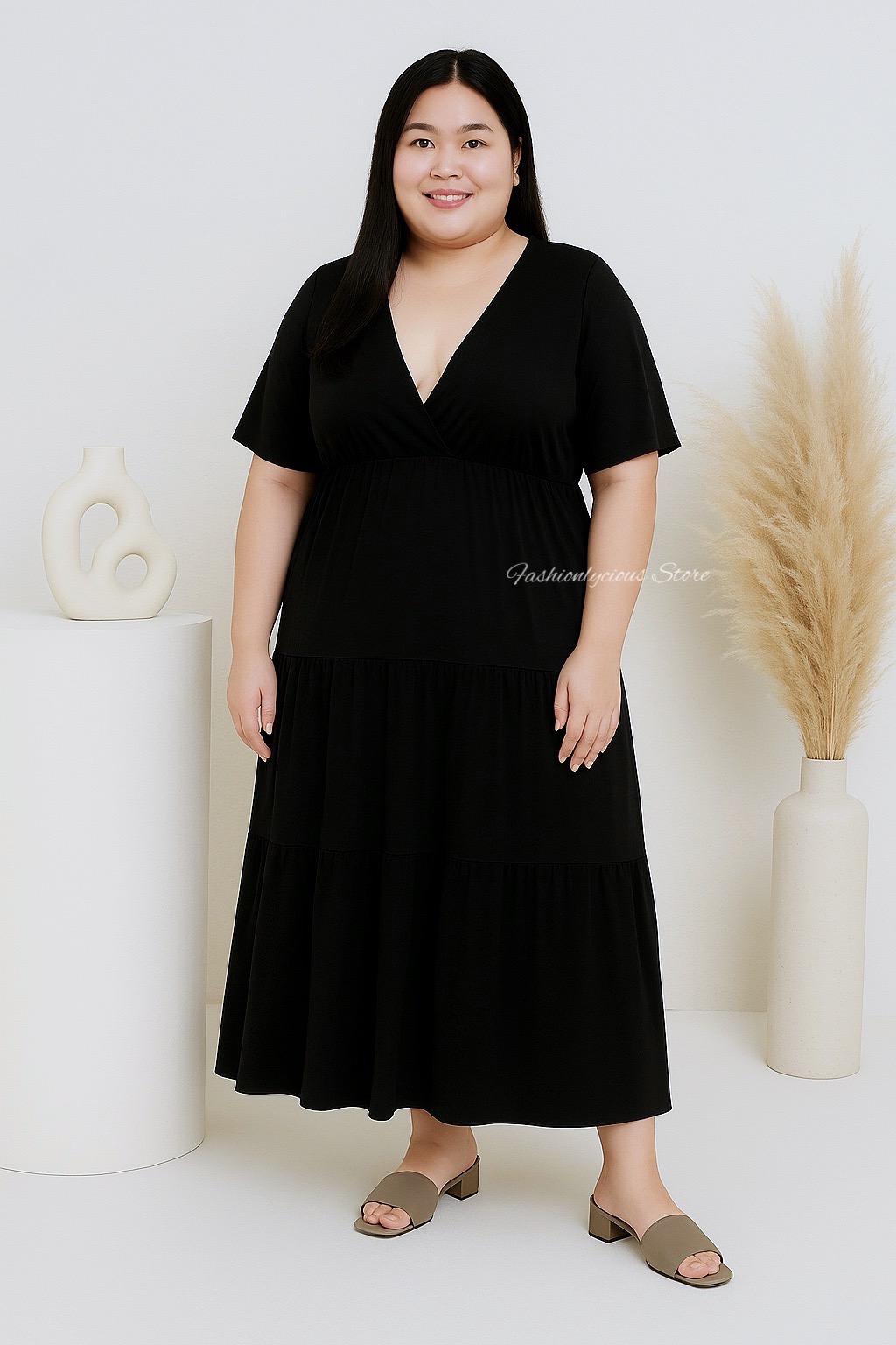 Long Blackless Dress