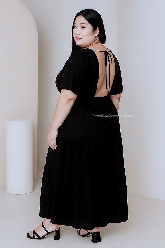 Long Blackless Dress