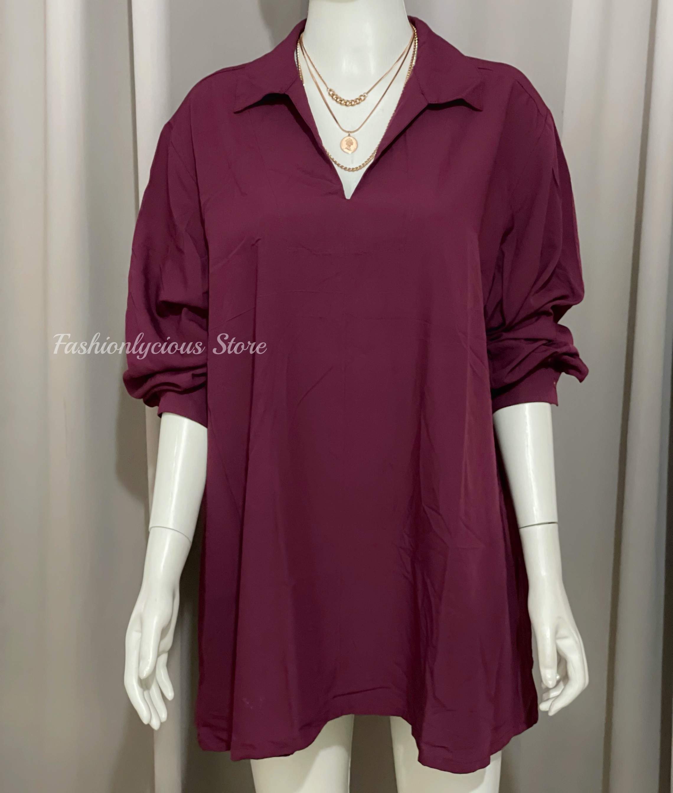 Back Button Kemeja