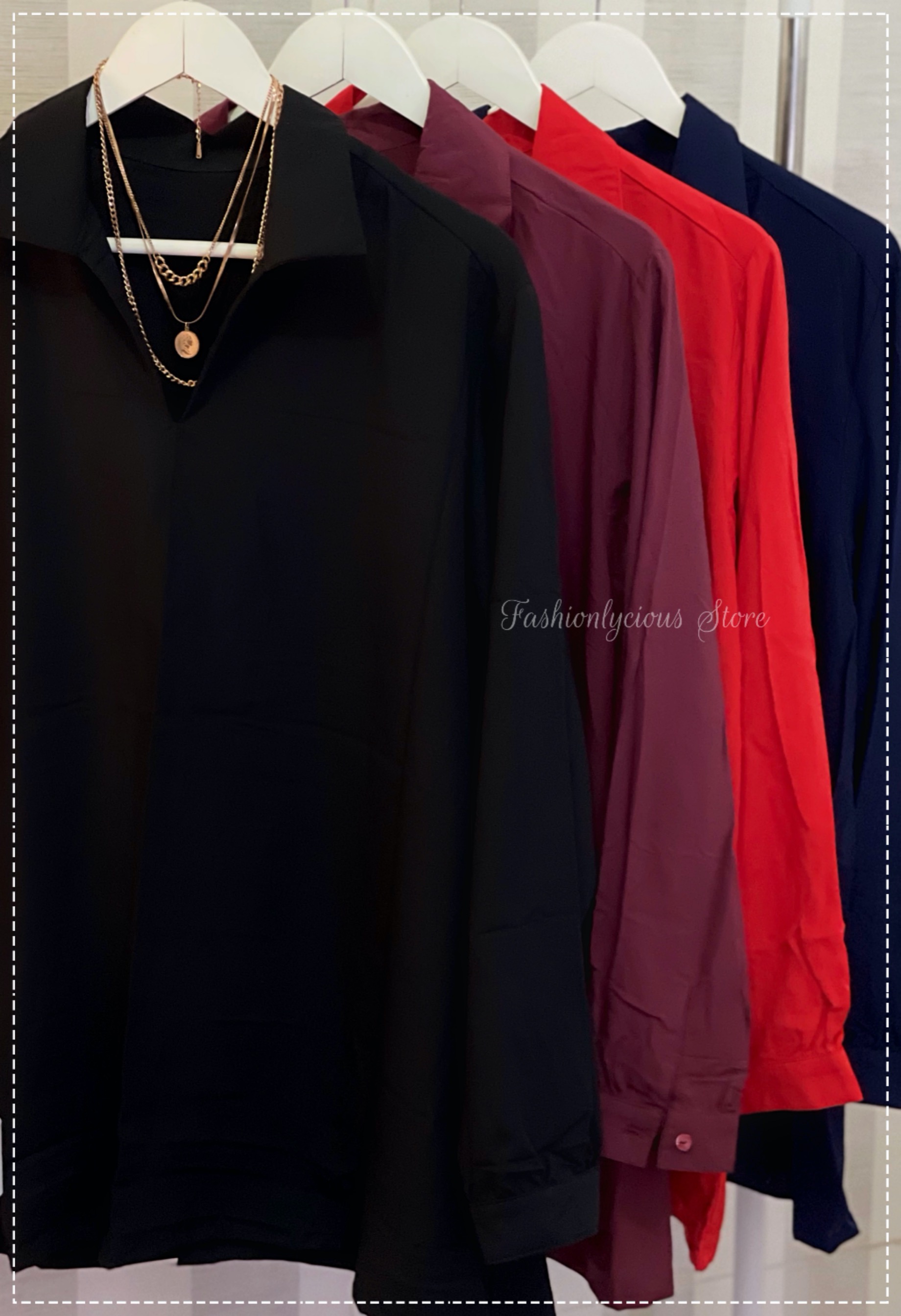 Back Button Kemeja