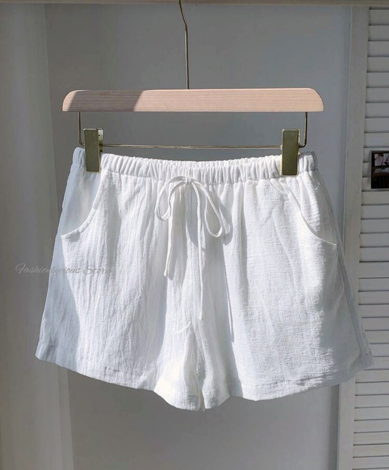 LINEN SHORTS