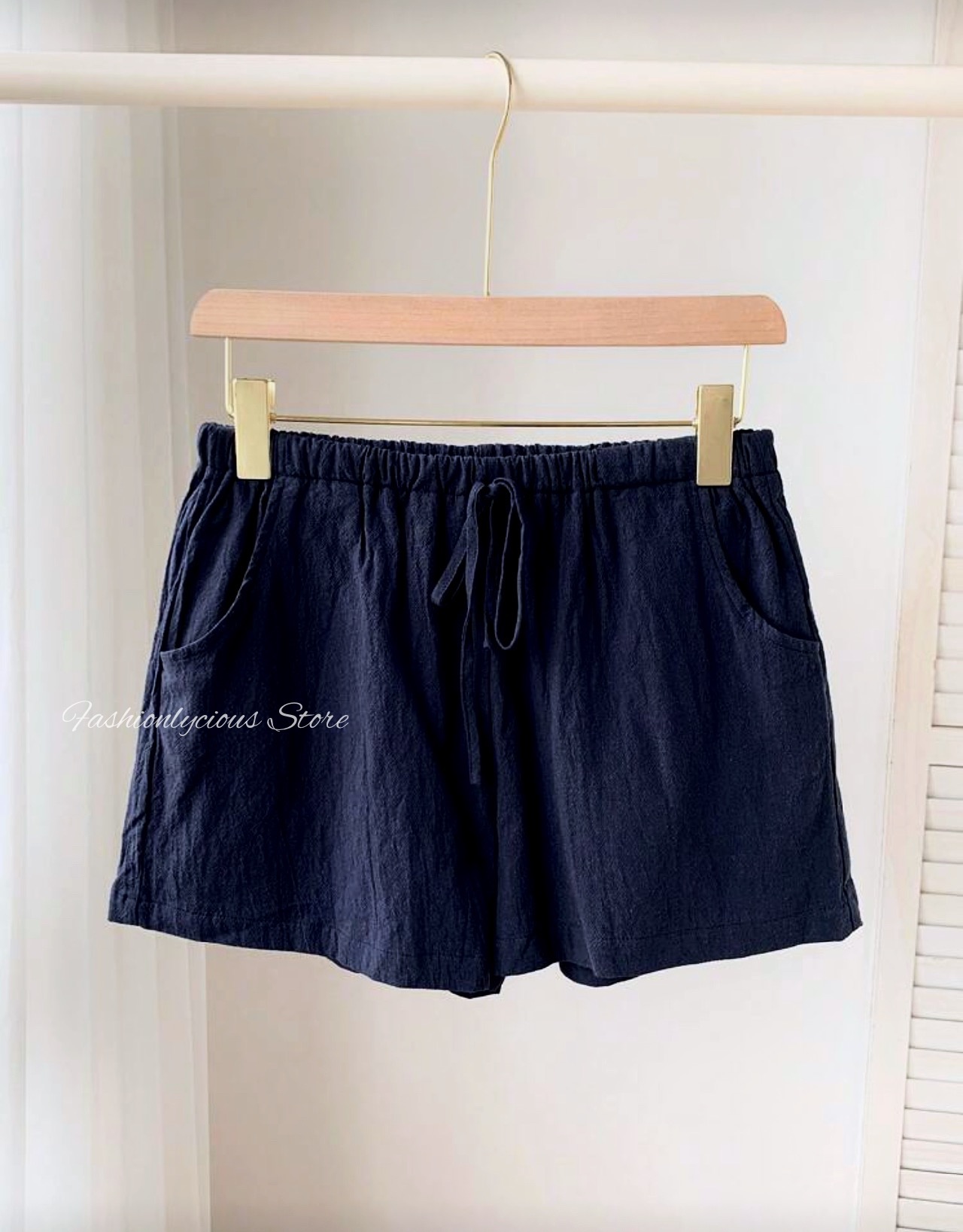 LINEN SHORTS
