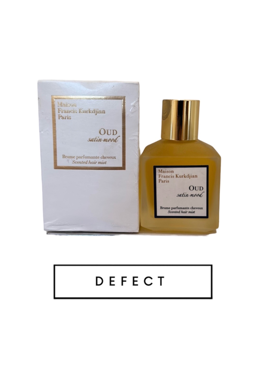 MFK Oud Satin Mood Scented Hair Mist Unisex (Defect)