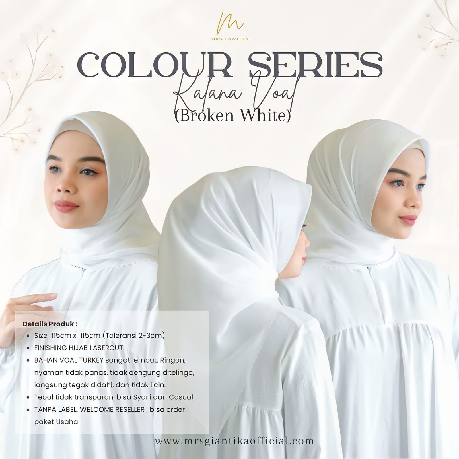 Kalana Voal (Broken white)