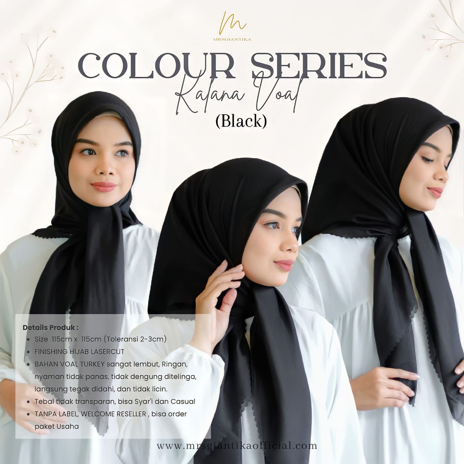 Kalana Voal (Black)