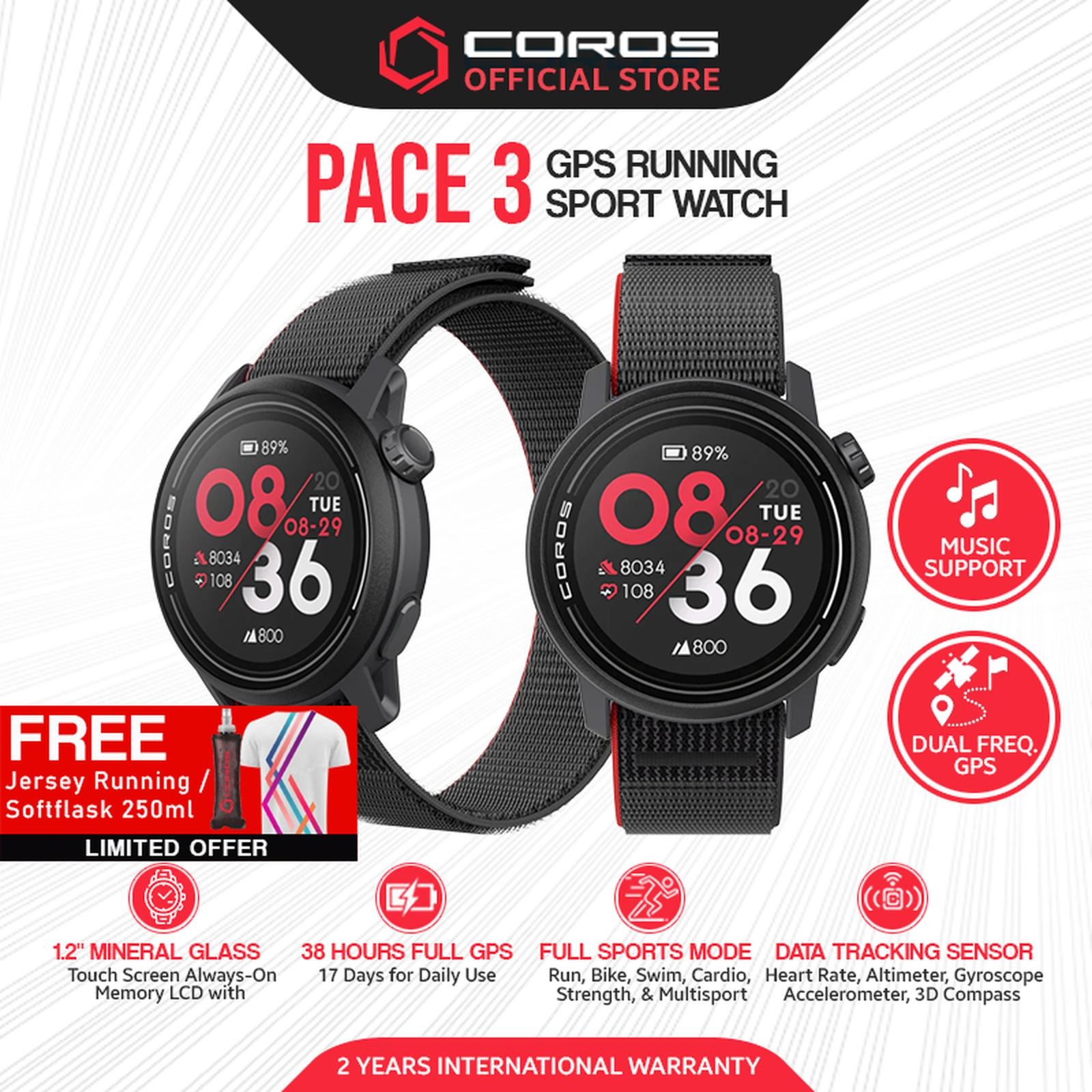 COROS PACE 3 INK NYLON
