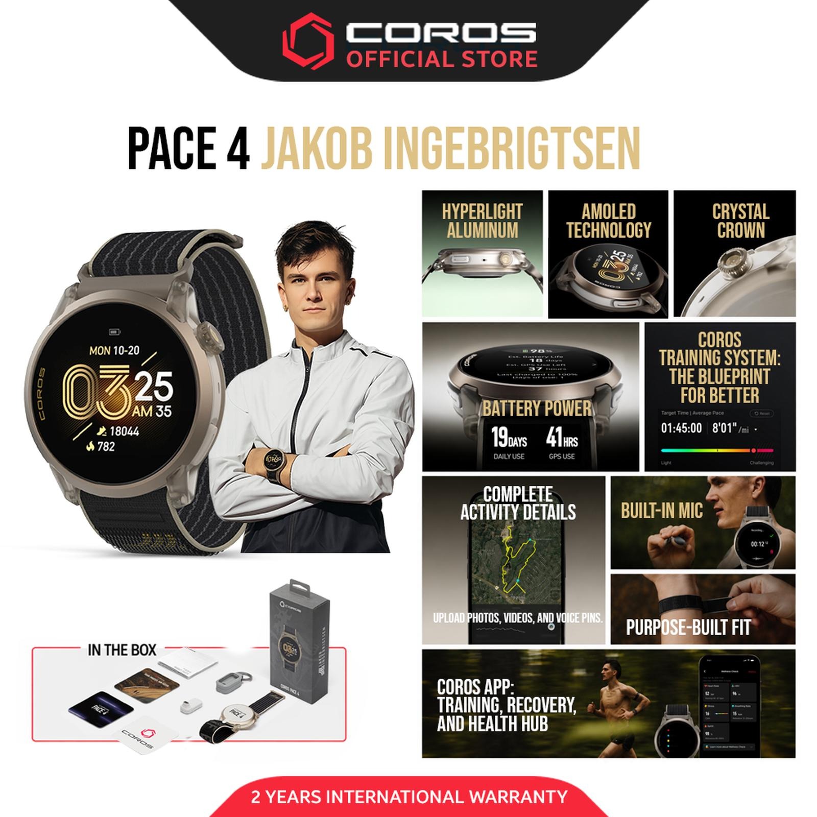 COROS PACE 4 Jakob Ingebrigtsen Edition Amoled GPS