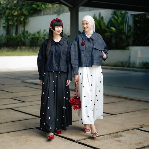 Image of Polka day skirt