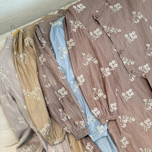 Image of [READY] Marie Raya Tunic - Peony Pattern (All Size)