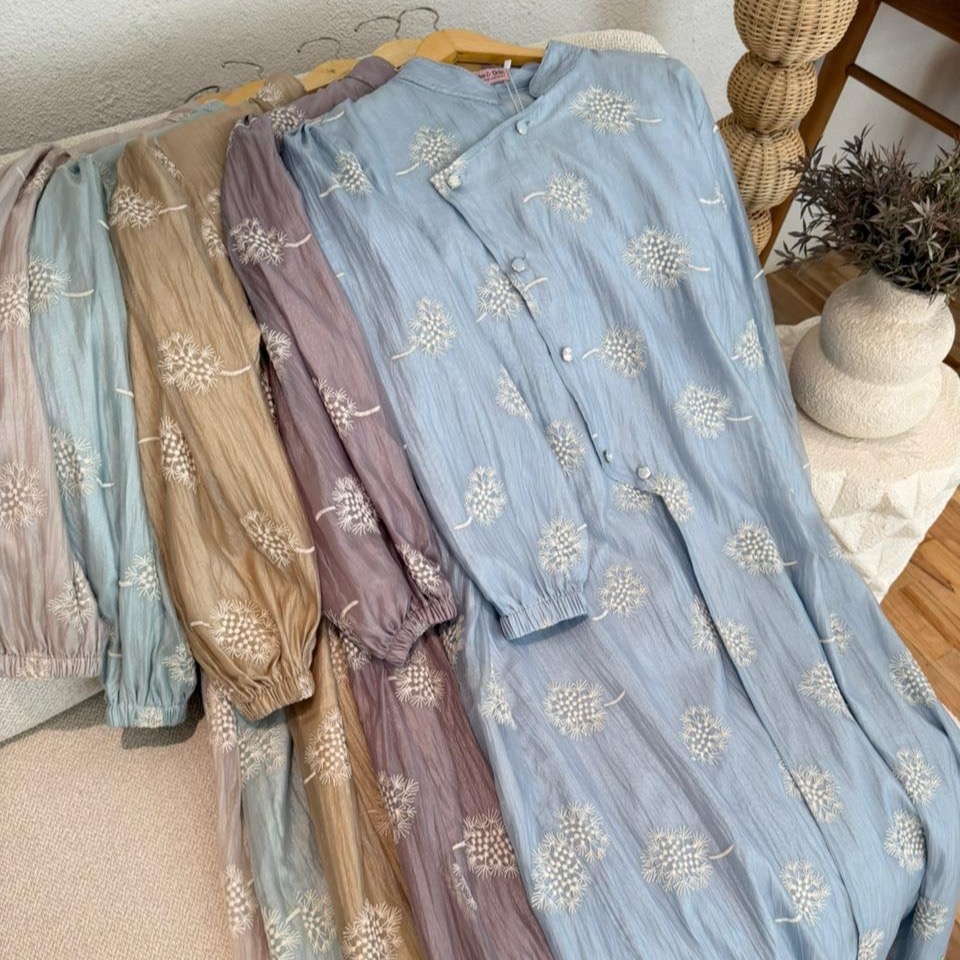 [PO KIRIM TGL 12] Marie Raya Tunic - Dendelion Pattern (XXL)