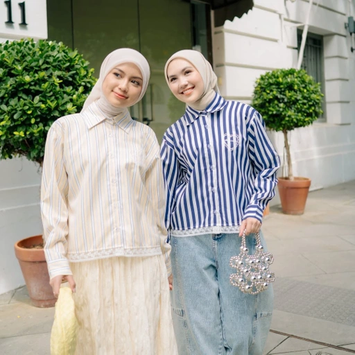 Image of [PO KIRIM TGL 1] Hanum Top Stripe