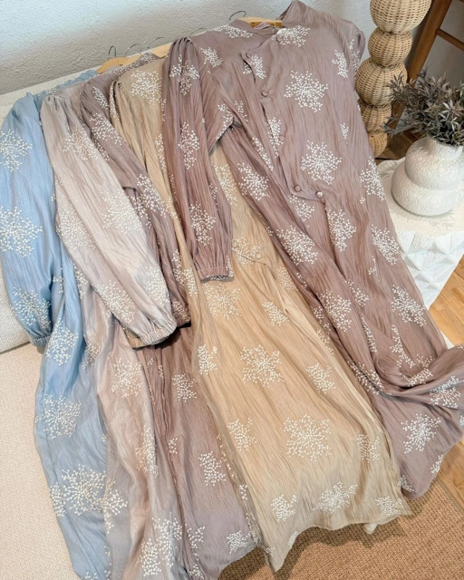 Image of [READY] Marie Raya Tunic - Lily Pattern (All Size)