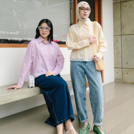 Image of Hanum top stripezy