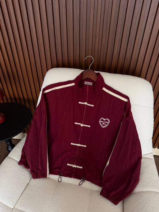 [KIRIM TGL 6] Cheongsam Jacket Maroon