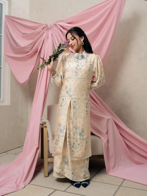 Image of [PO KIRIM TGL 10] Ishana Butter Yellow ( Tunik & Skirt)