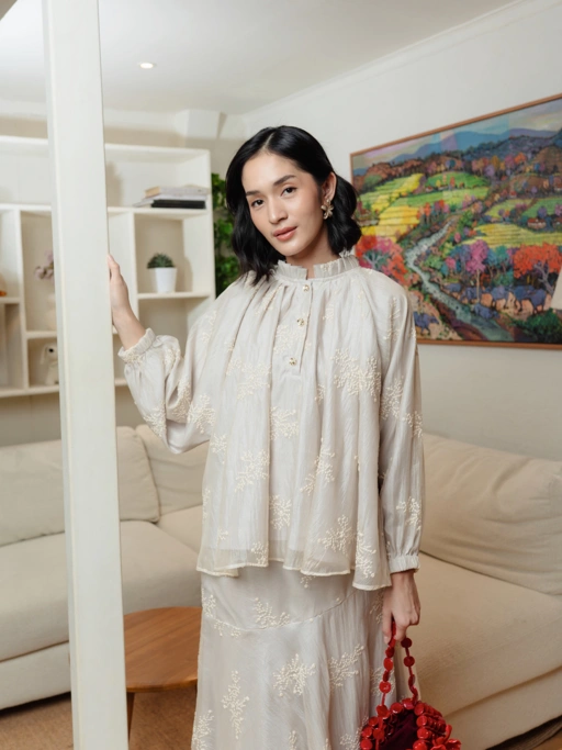 Image of [PO KIRIM TGL 10] Candara Set Lily & Daisy