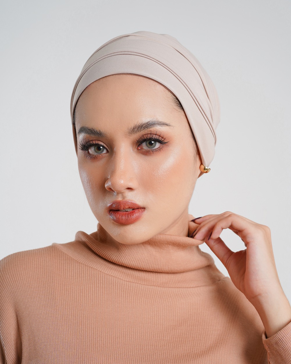SERE instant turban - turban dewasa tali lilit untuk travelling , formal bahan jersey