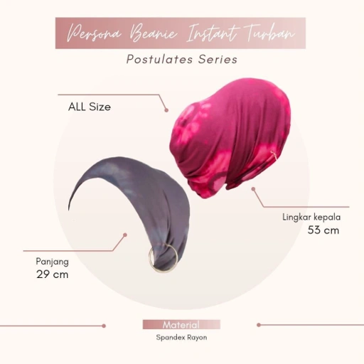 Image of Winonamodest - Shadow Rayon Instant Turban Postulates Series
