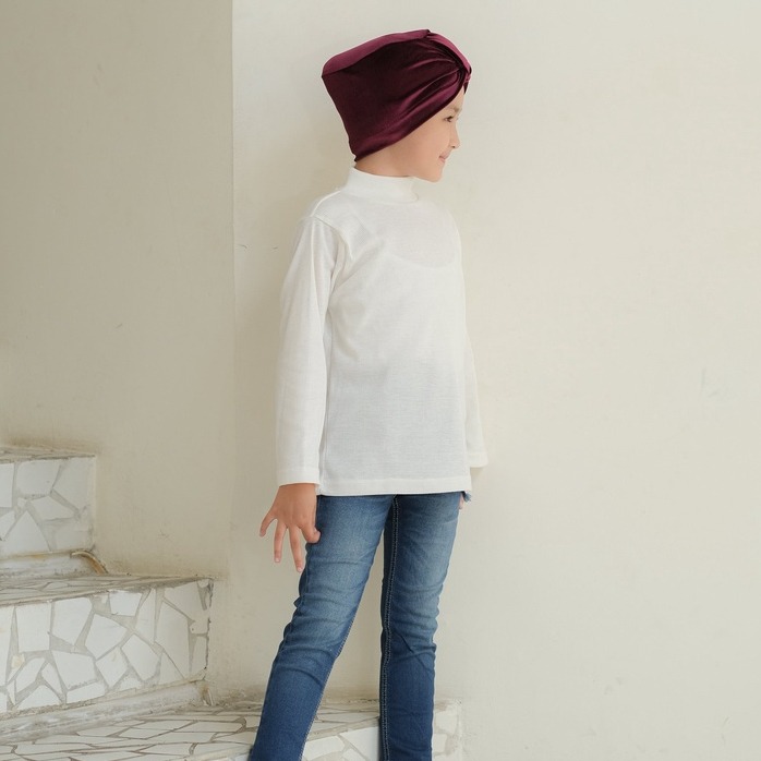 PBV Turban instant Kids and Baby - Turban Anak Nyaman Adem, Bahan Stretch Bisa Couple with Mom